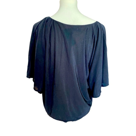 Jennifer Lopez Semi Sheer Black Blouse - Picture 3 of 5